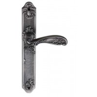 Межкомнатная дверная ручка Archie Genesis Flor черненое серебро