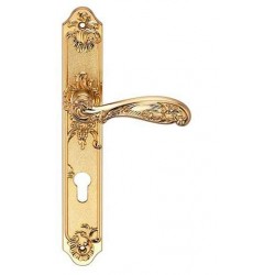 Межкомнатная дверная ручка Archie Genesis Flor матовое золото