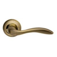 Межкомнатная дверная ручка раздельная Armadillo / Армадилло Selena LD19-1AB/GP-7 комбинация бронзы и золота