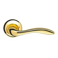 Межкомнатная дверная ручка раздельная Armadillo / Армадилло Selena LD19-1GP/SG-5 комбинация золота и матового золота