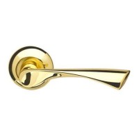 Межкомнатная дверная ручка раздельная Armadillo / Армадилло Corona LD23-1GP/SG-5 комбинация золота и матового золота