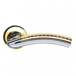 Межкомнатная дверная ручка раздельная Armadillo / Армадилло Libra LD26-1GP/CP-2 комбинация золота и хрома