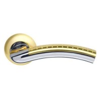 Межкомнатная дверная ручка раздельная Armadillo / Армадилло Libra LD26-1SG/CP-1 комбинация матового золота и хрома