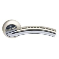 Межкомнатная дверная ручка раздельная Armadillo / Армадилло Libra LD26-1SN/CP-3 комбинация матового никеля и хрома