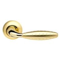 Межкомнатная дверная ручка раздельная Armadillo / Армадилло Dorado LD32-1SG/GP-4 комбинация матового золота и золота