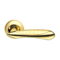 Межкомнатная дверная ручка раздельная Armadillo / Армадилло Corvus LD35-1SG/GP-4 комбинация матового золота и золота