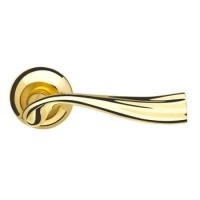 Межкомнатная дверная ручка раздельная Armadillo / Армадилло Laguna LD85-1GP/SG-5 комбинация золота и матового золота