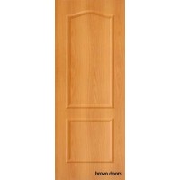 Межкомнатная ламинированная дверь Браво Палитра миланский орех глухое полотно