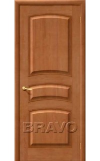 Межкомнатная дверь из массива Bravo / Браво М16 Светлый лак глухое полотно