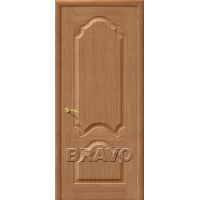 Межкомнатная шпонированная дверь Bravo / Браво Афина Дуб глухое полотно