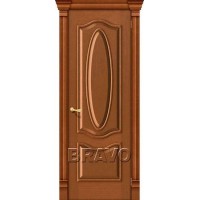 Межкомнатная шпонированная дверь Bravo / Браво Барселона палисандр глухое полотно