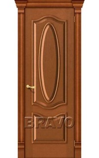Межкомнатная шпонированная дверь Bravo / Браво Барселона палисандр глухое полотно