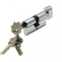 Ключевой цилиндр ключ-завертка Bussare CYL 3-60 TR хром