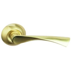 Межкомнатная дверная ручка Bussare Classico A-01-10 матовое золото