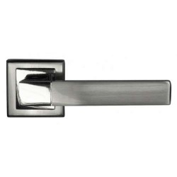 Межкомнатная дверная ручка Bussare Stricto A-67-30 хром / матовый хром