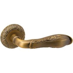Межкомнатная дверная ручка раздельная Fuaro / Фуаро Dinastia SM AB-7 матовая бронза