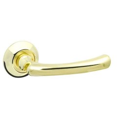 Межкомнатная дверная ручка раздельная Fuaro / Фуаро Gamma RM GP/SG-5 комбинация золота и матового золота