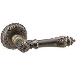 Межкомнатная дверная ручка раздельная Fuaro / Фуаро Imperia SM MAB-6 темная бронза