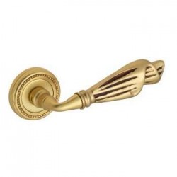 Дверная ручка Venezia Opera D3 французское золото + коричневый