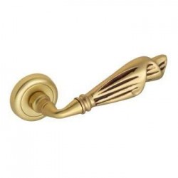 Дверная ручка Venezia Opera D1 французское золото + коричневый