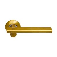 Межкомнатная дверная ручка Archie Sillur 133 комбинация матового и блестящего золота