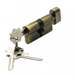 Ключевой цилиндр ключ-завертка Bussare CYL 3-60 TR античная бронза