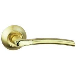 Межкомнатная дверная ручка Bussare Fino A-13-10 золото / матовое золото