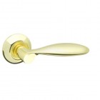 Межкомнатная дверная ручка раздельная Fuaro / Фуаро Viola RM GP/SG-5 комбинация золота и матового золота